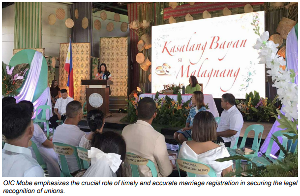 PSA Palawan Supports "Kasalang Bayan sa Malagnang" in San Vicente
