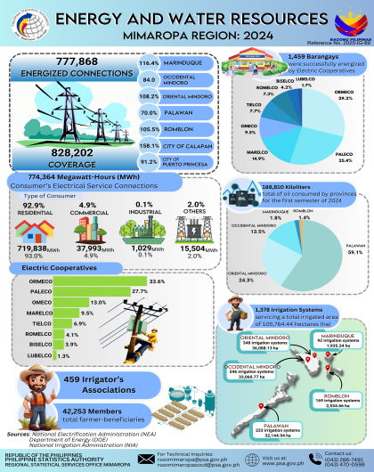 Energy and Water Resources MIMAROPA Region: 2024