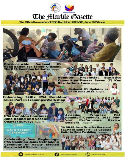 The Marble Gazette - The Official Newsletter of PSO Romblon - June 2025 Issue