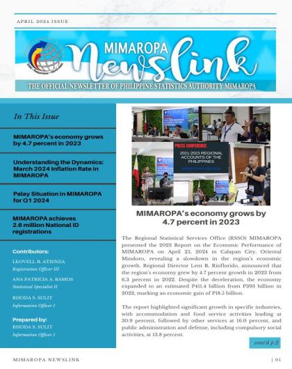 April 2024 Newsletter MIMAROPA