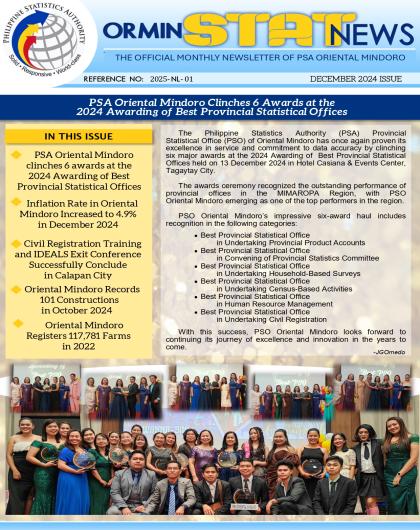 Oriental Mindoro January 2025 Newsletter (December 2024 Issue)