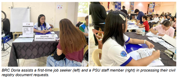 PSA Palawan Highlights BREQS Services During One-Stop Shop Segment at PSU Job Fair