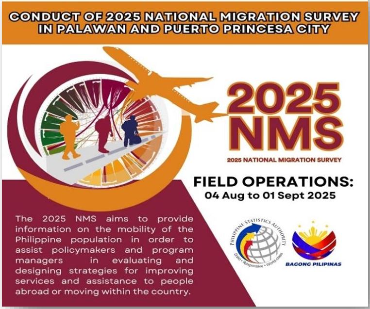 PSA Palawan Enjoins Support for the Data Collection of the 2025 National Migration Survey 