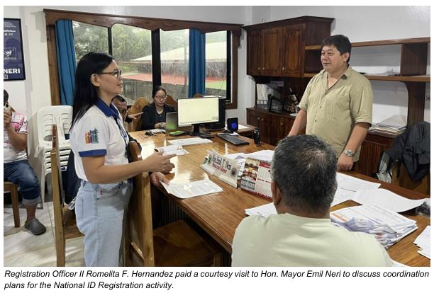 PSA Palawan and LGU Linapacan Coordinate Onsite National ID Registration