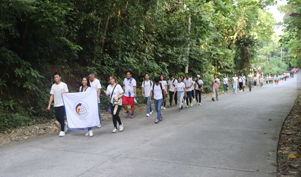 The PSA Romblon-led Alay Lakad activity participated by various partner agencies during the 35th NSM Kickoff in Romblon, Romblon.