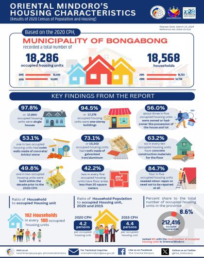 Oriental Mindoro's Housing Characteristics of Bongabong