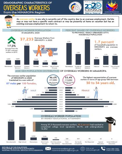 Demographic Characteristics of Overseas Workers in MIMAROPA