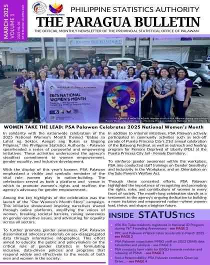 March 2025 Newsletter: The Paragua Bulletin