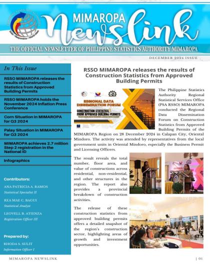 December 2024 Newsletter MIMAROPA