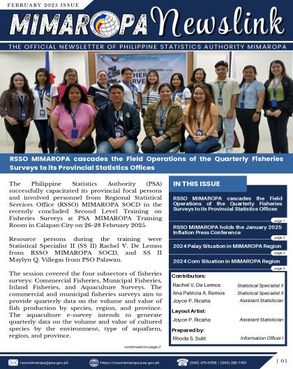 February 2025 Newsletter MIMAROPA