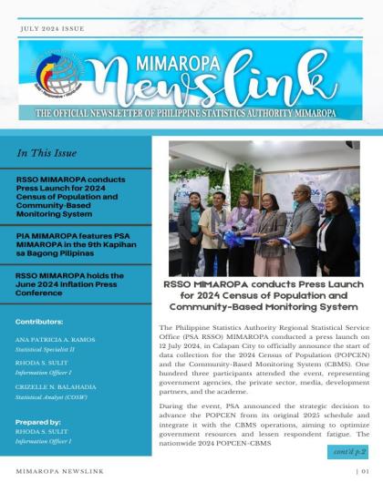 July 2024 Newsletter MIMAROPA